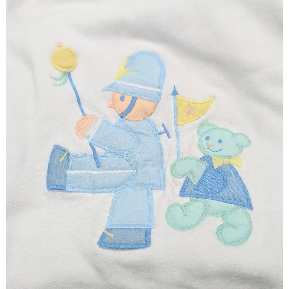 Boys Infant 6/12 Months Bundle Hooded Gown Jacket Mittens Patsy Aiken Designs
